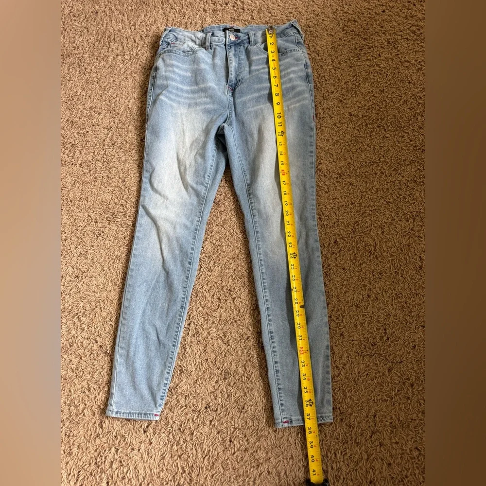 True Religion Halle High Rise Super Skinny Jeans Light Blue size 30 - Picture 7 of 14